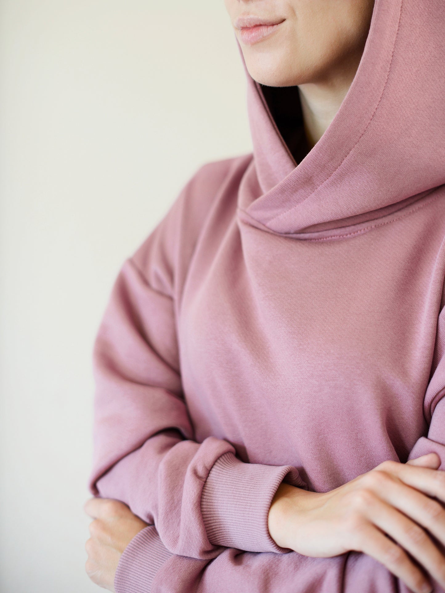 💜 Oversized Hoodie (Lightweight, No Fleece) · Lilac