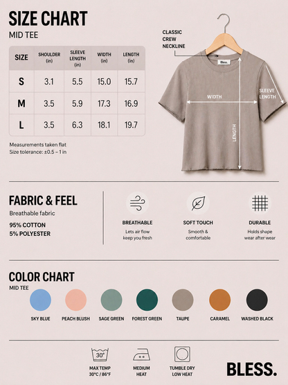 🌼 Women's T-Shirt in Premium Stretch
Rib Knit