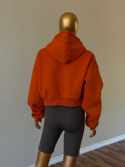 🧡 Cropped Hoodie - Soft Fleece
Interior