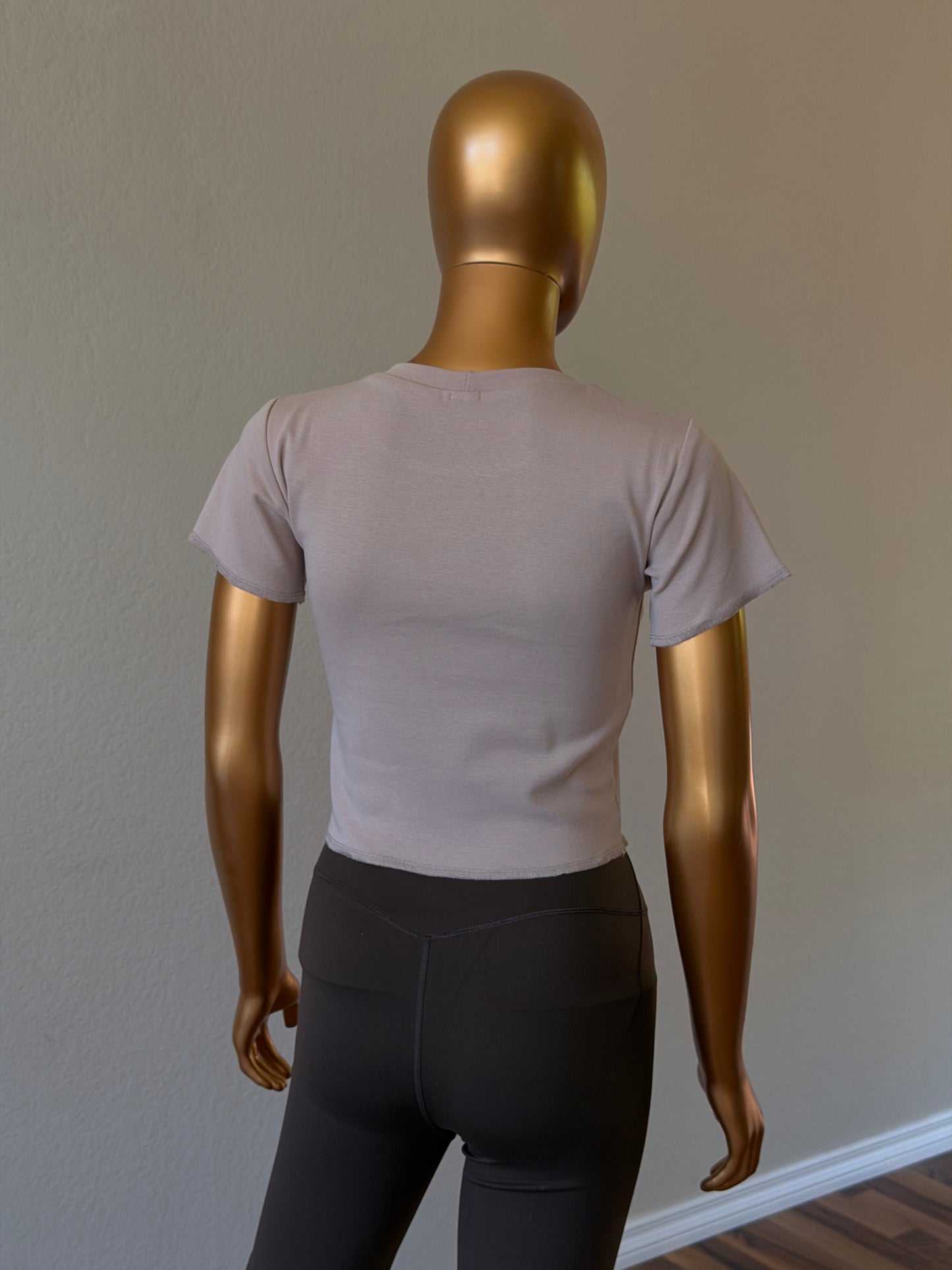 🌸 Women's T-Shirt in Cotton Rib Knit