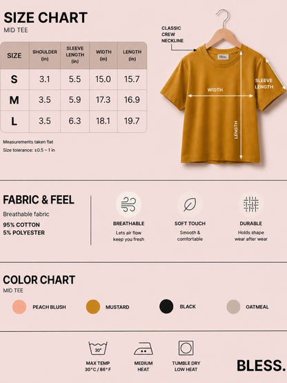 🌸 Women's T-Shirt in Cotton Rib Knit