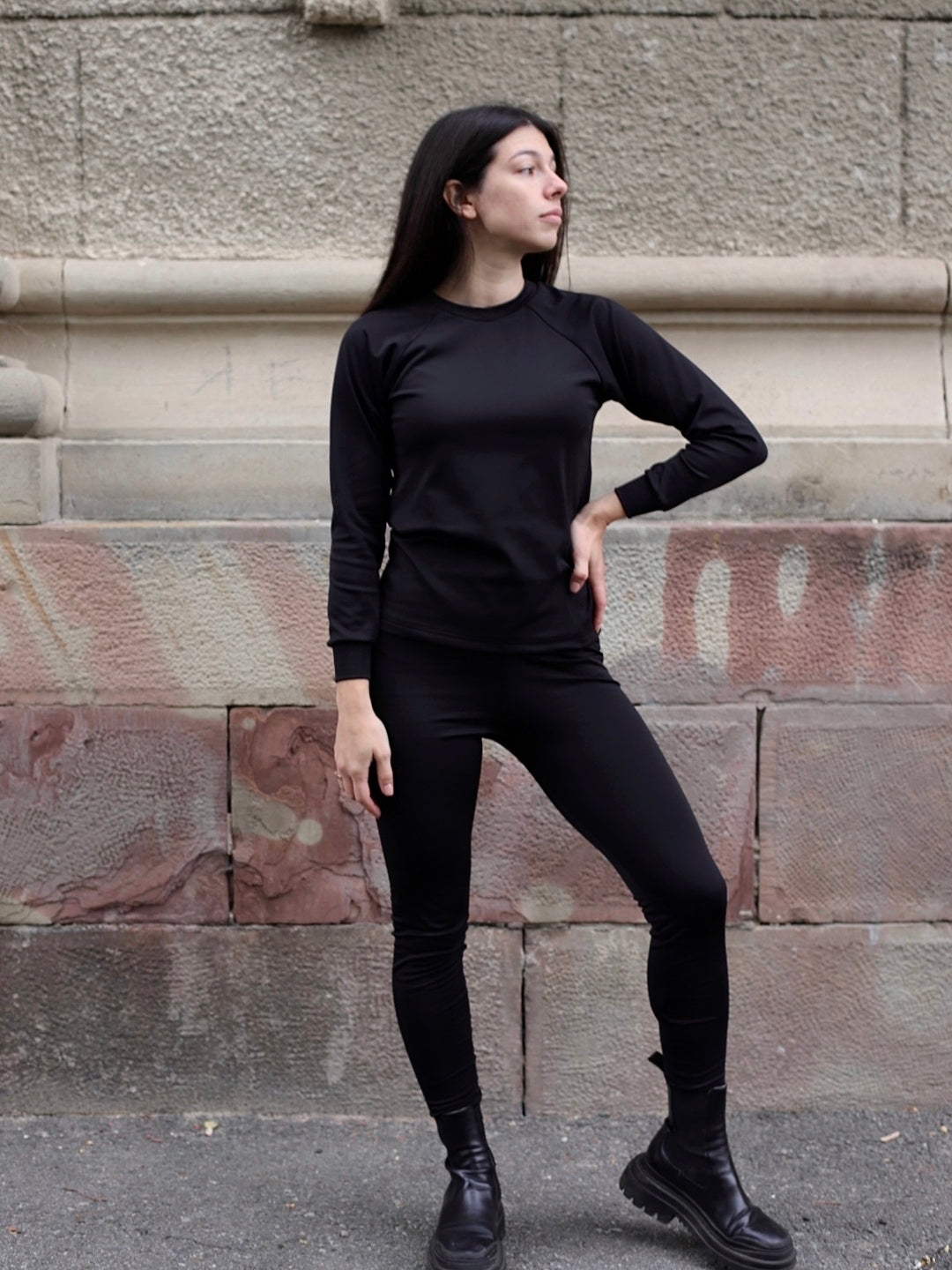 🖤 Women’s Thermal Underwear Set in Biflex Knit