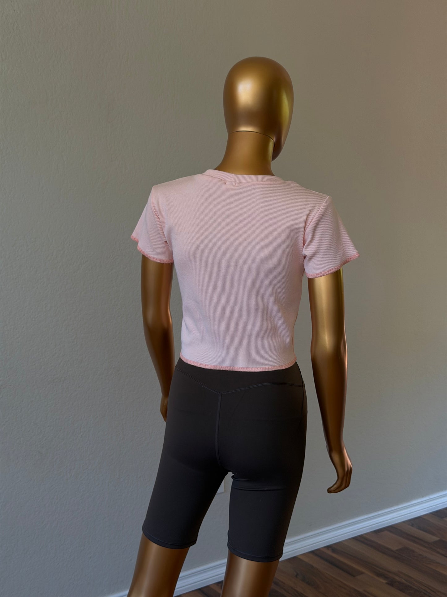 🌼 Women's T-Shirt in Premium Stretch
Rib Knit