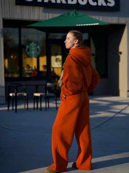 🧡Women's Palazzo Pants
(Fleece-Lined) Orange