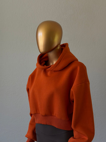 🧡 Cropped Hoodie - Soft Fleece
Interior
