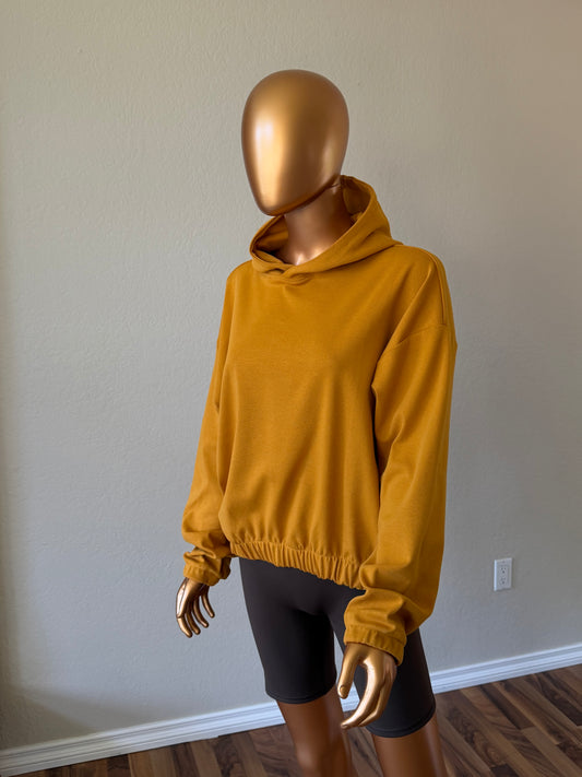 🧡Women's Hoodie - Elastic Hem
(One Size)