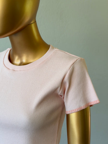 🌼 Women's T-Shirt in Premium Stretch
Rib Knit