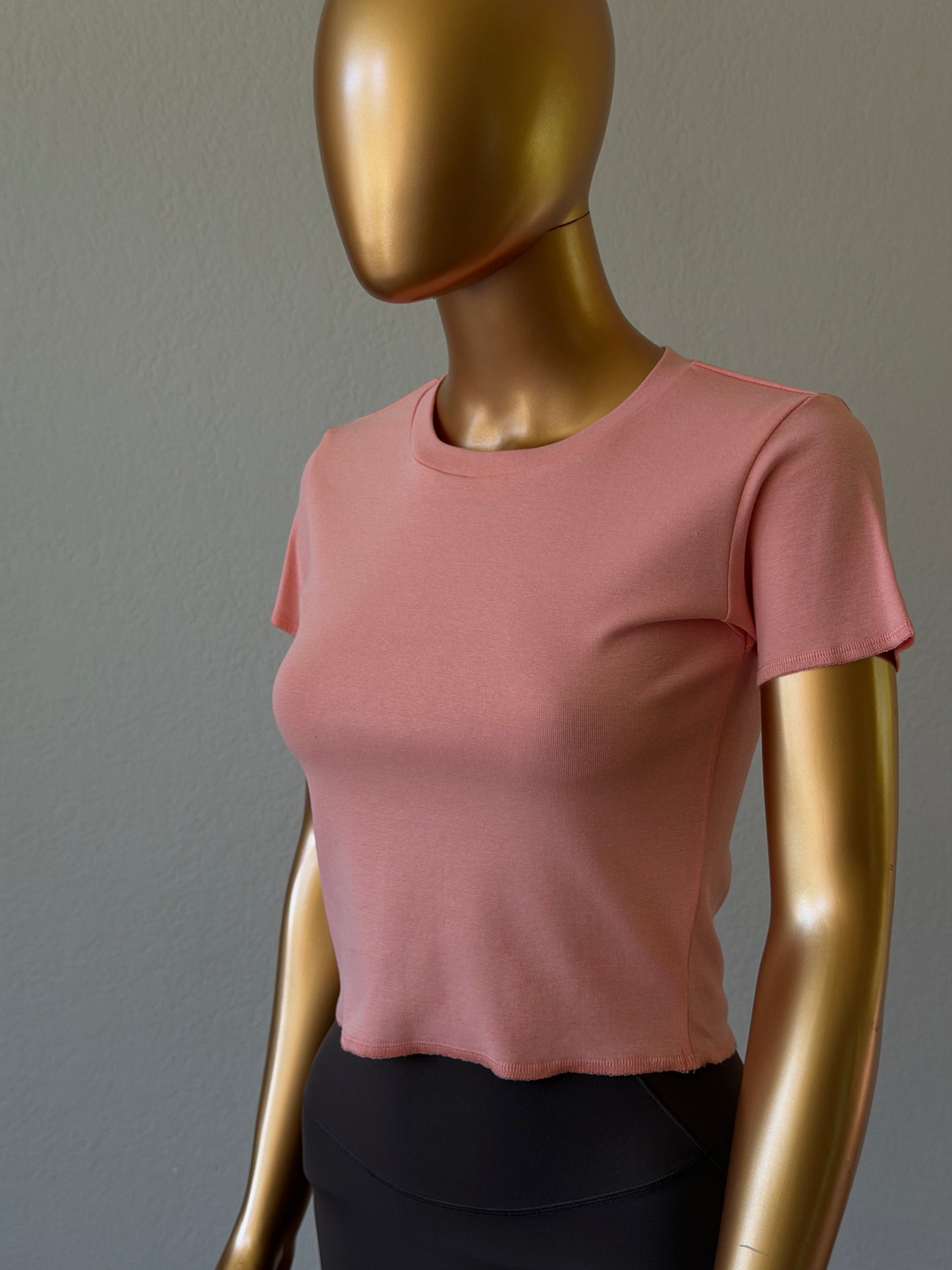 🌸 Women's T-Shirt in Cotton Rib Knit