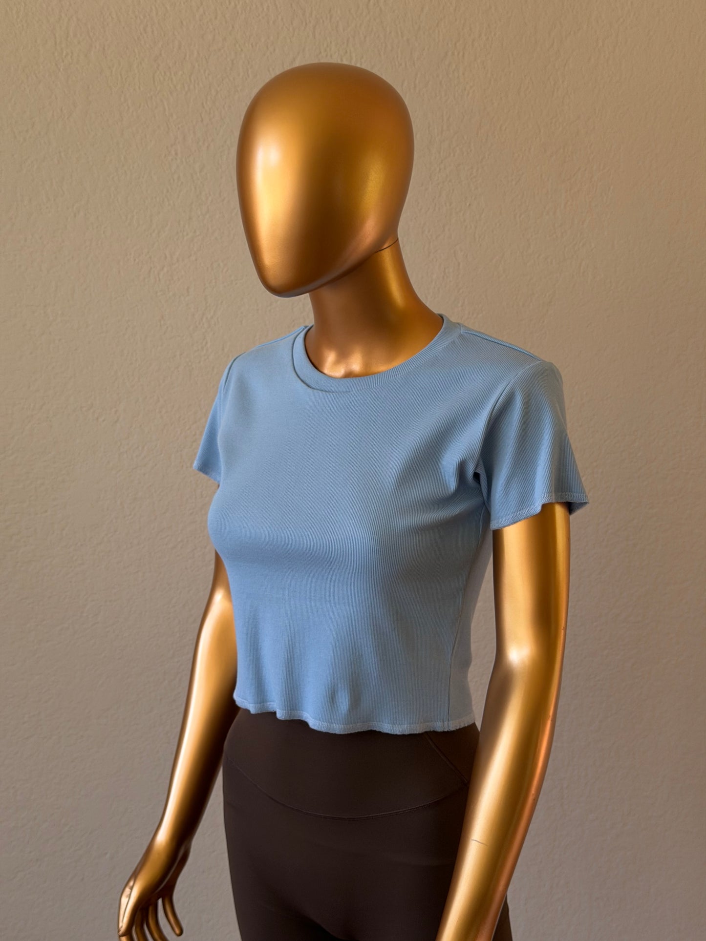 🌼 Women's T-Shirt in Premium Stretch
Rib Knit