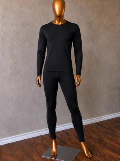 🖤 Men’s Thermal Underwear Set in Biflex Knit