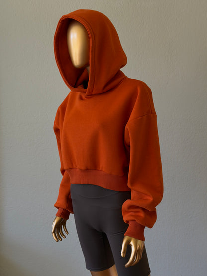 🧡 Cropped Hoodie - Soft Fleece
Interior