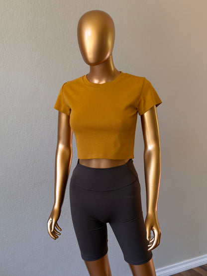 🌸 Women's T-Shirt in Cotton Rib Knit