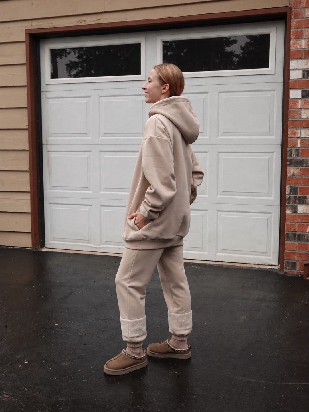 🤍Women's Jogger Pants (Fleece-Lined) Beige