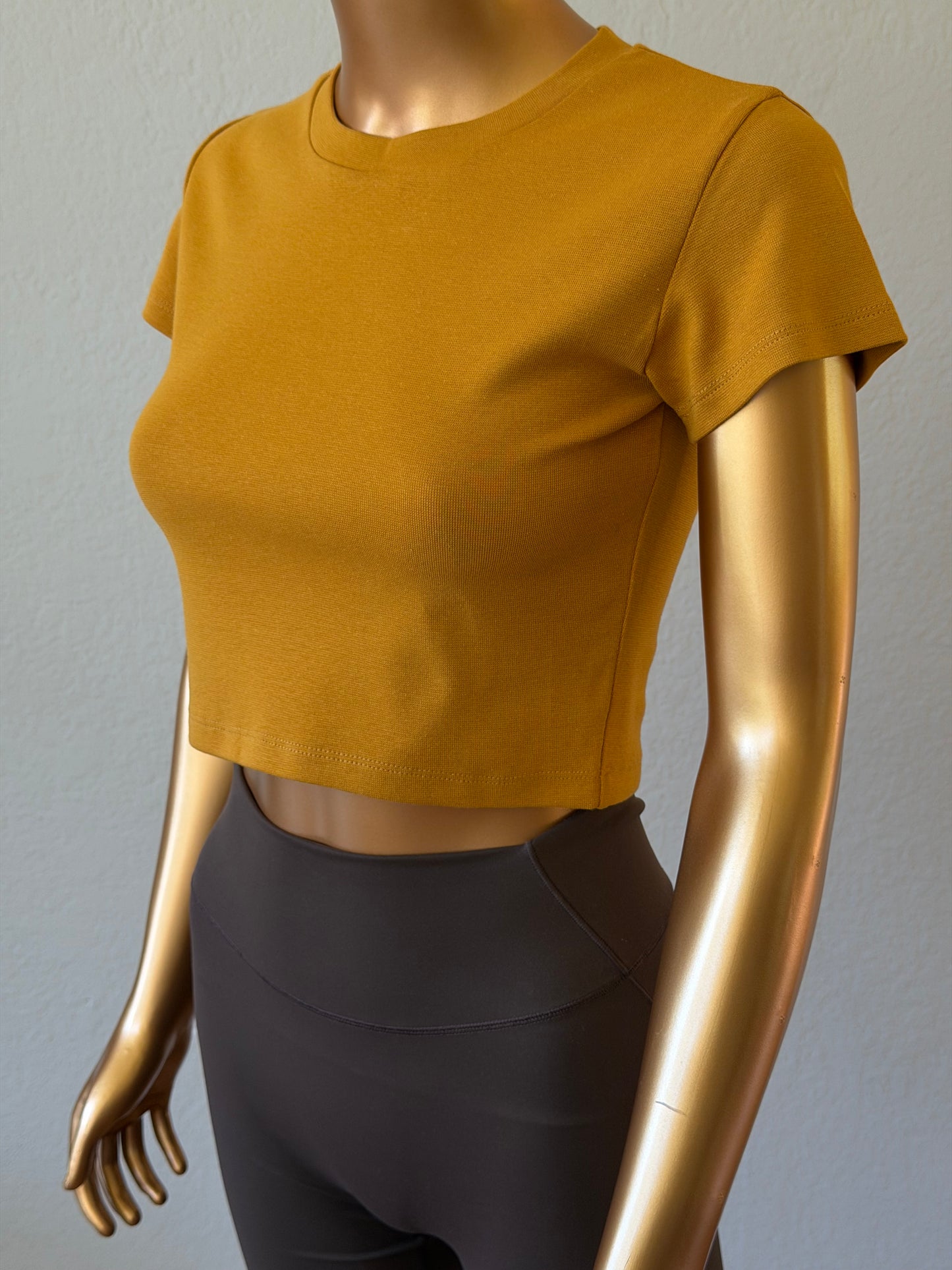 🌸 Women's T-Shirt in Cotton Rib Knit