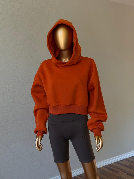 🧡 Cropped Hoodie - Soft Fleece
Interior