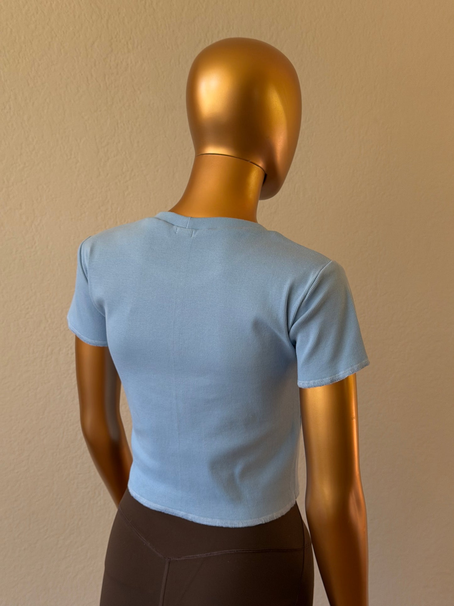 🌼 Women's T-Shirt in Premium Stretch
Rib Knit