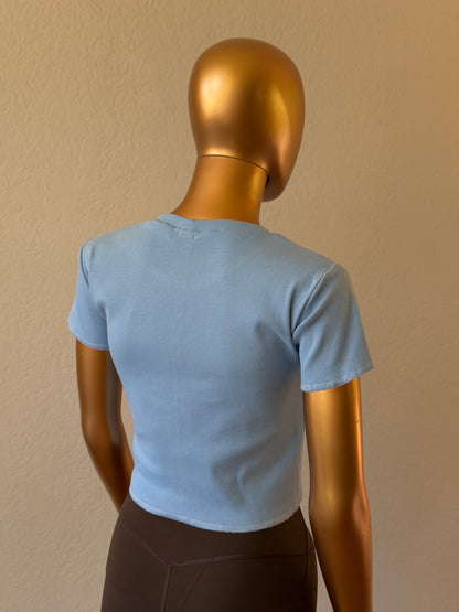 🌼 Women's T-Shirt in Premium Stretch
Rib Knit