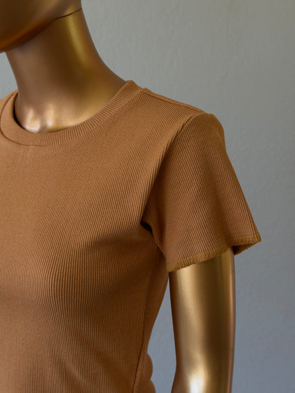 🌼 Women's T-Shirt in Premium Stretch
Rib Knit