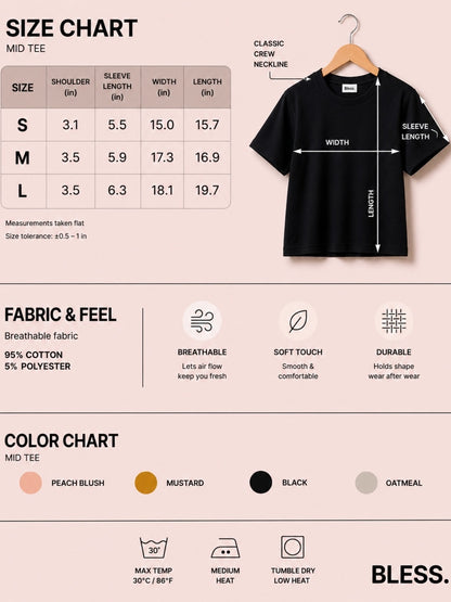 🌸 Women's T-Shirt in Cotton Rib Knit