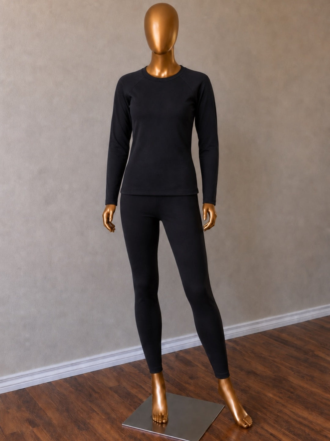 🖤 Women’s Thermal Underwear Set in Biflex Knit