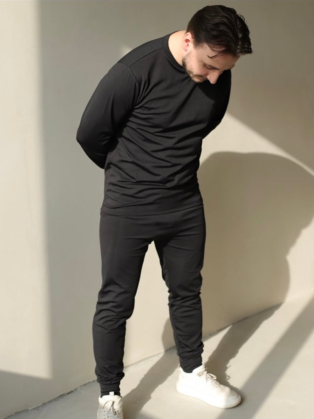 🖤 Men’s Thermal Underwear Set in Biflex Knit