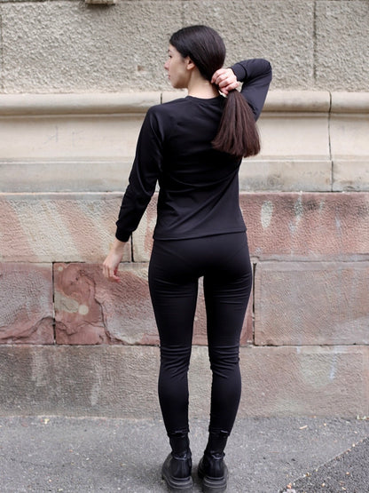 🖤 Women’s Thermal Underwear Set in Biflex Knit