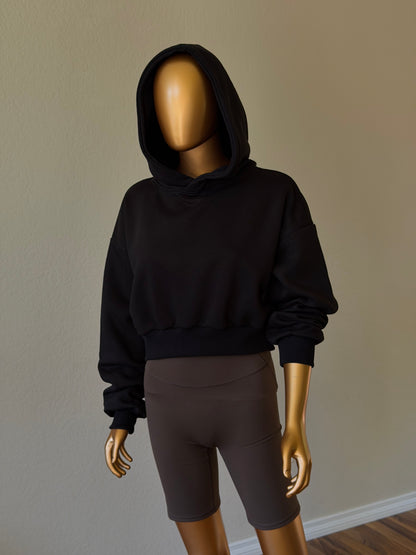 🖤 Cropped Hoodie - Soft Fleece
Interior